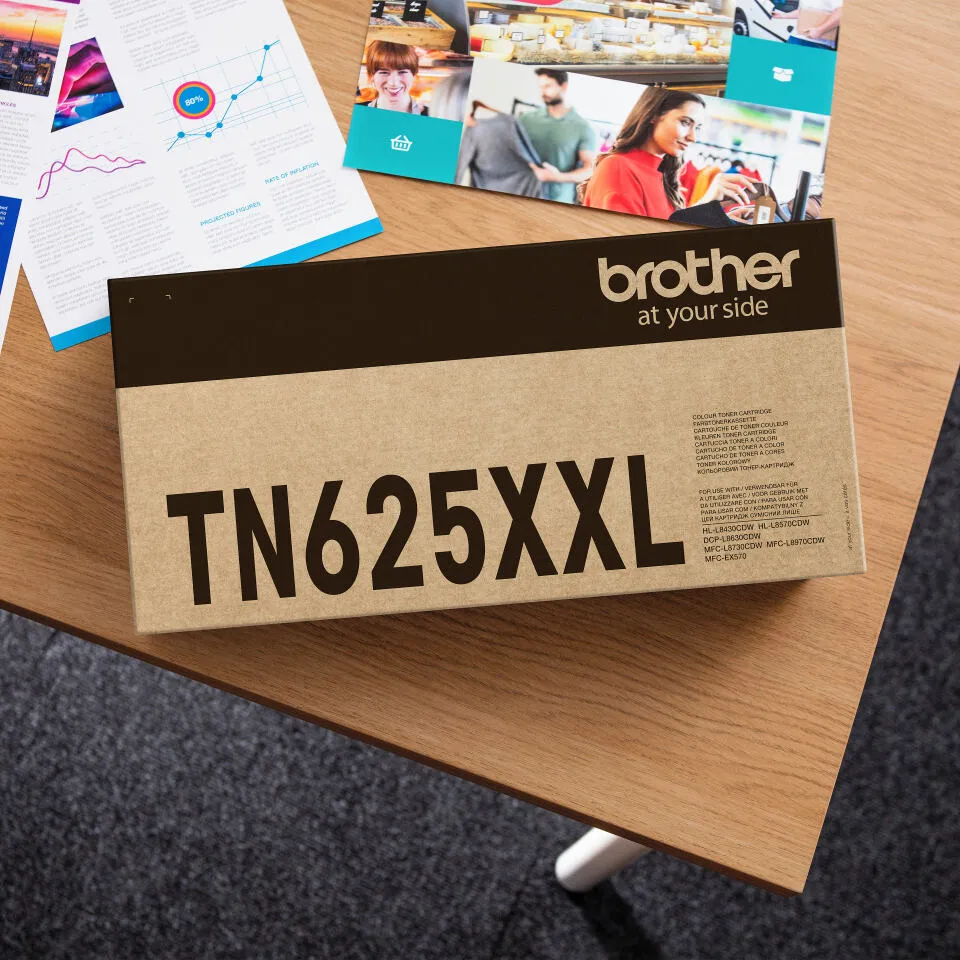 Brother TN-625XXLY toner kartuşu 1 adet Orijinal Sarı Thumbnail 4