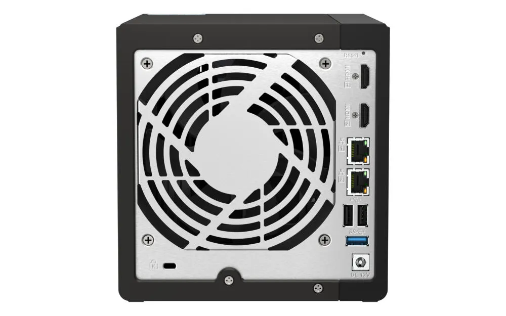 QNAP TS-453E NAS Dikey (Tower) Intel® Celeron® J6412 8 GB 16 TB HDD QNAP Turbo System Siyah Thumbnail 6