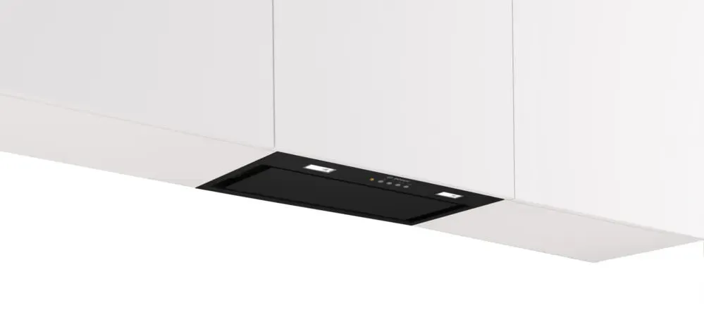 Bosch Serie 6 DLN56AC60B ocak bacası Gömme Siyah 570 m³/Saat Davlumbaz ve Aspiratö