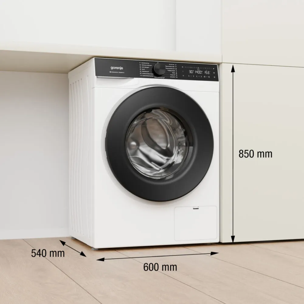 Gorenje G600 W5G694A1T1 çamaşır makinesi Önden yüklemeli 9 kg 1400 RPM Beyaz Thumbnail 1