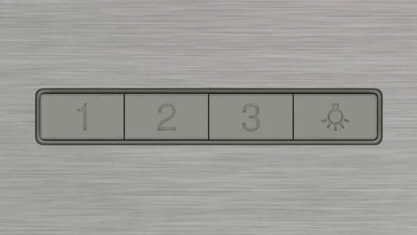 Neff D65BCC2L0 ocak bacası Duvara monteli Paslanmaz çelik 594 m³/Saat Thumbnail 4