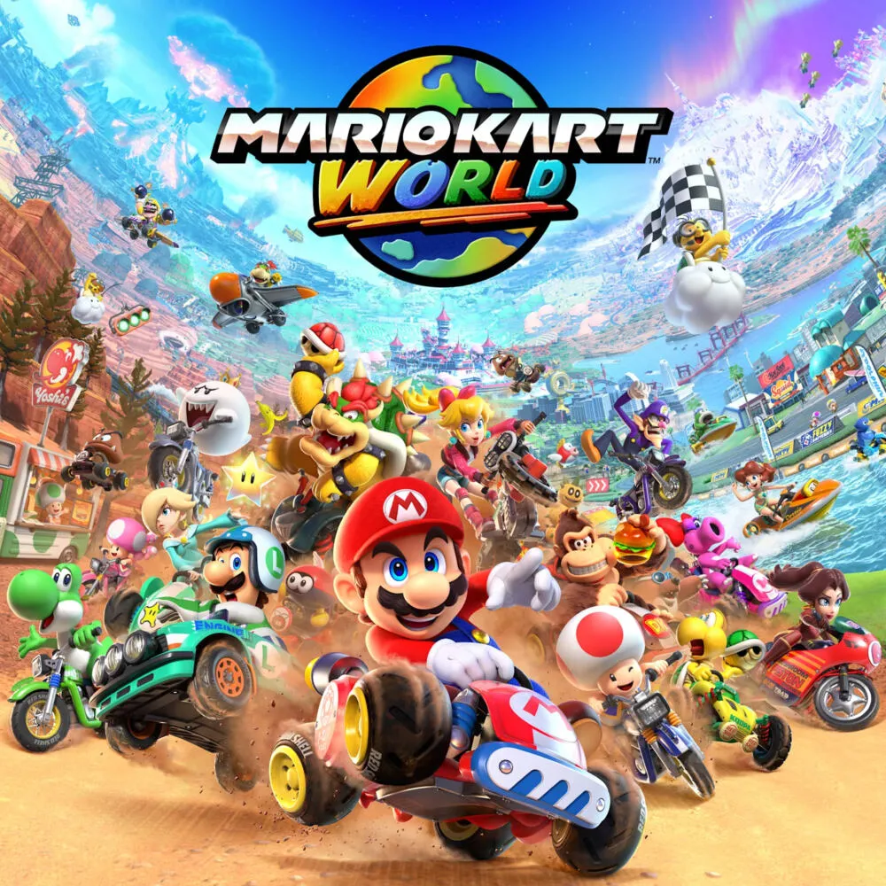 Nintendo Mario Kart World standart Almanca, Flemenkçe, İngilizce, Fransızca, İtalyan, Japonca, Korece, Portekizce, Rusça Nintendo Switch 2 Oyun