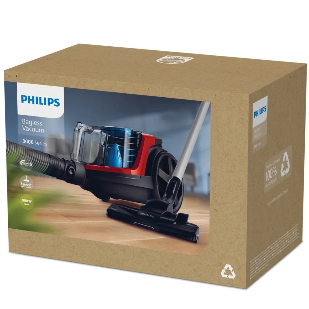 Philips PowerPro Compact FC9330/07 Torbasız elektrikli süpürge 900 W 1.5 L HEPA Filtreli Thumbnail 6