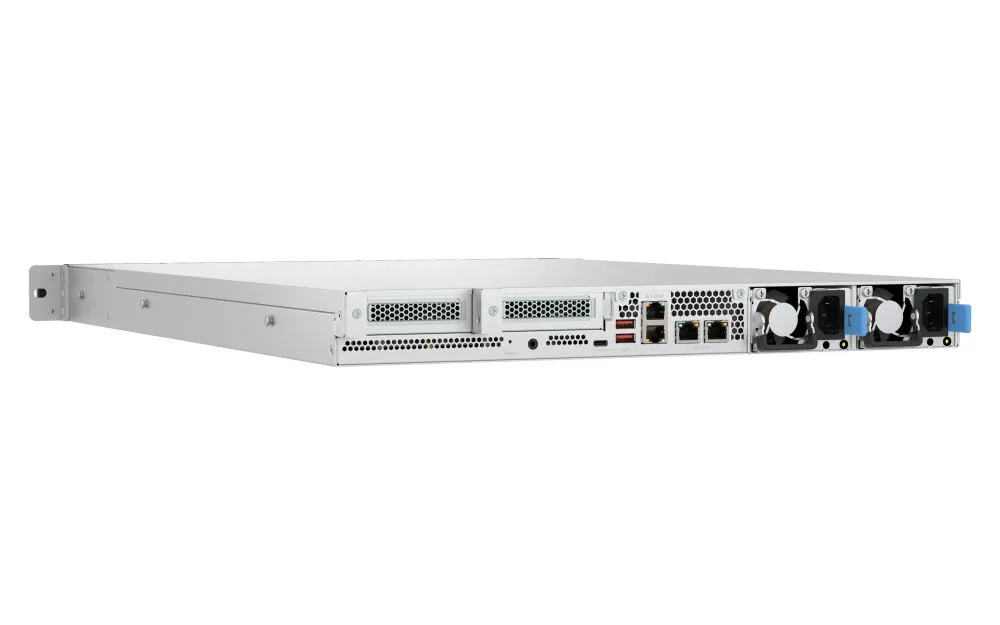 QNAP TS-h1077AFU-R7-32G NAS Yatay (1U) AMD Ryzen™ 7 32 GB DDR5 0 TB QNAP QTS Siyah, Gri Thumbnail 2