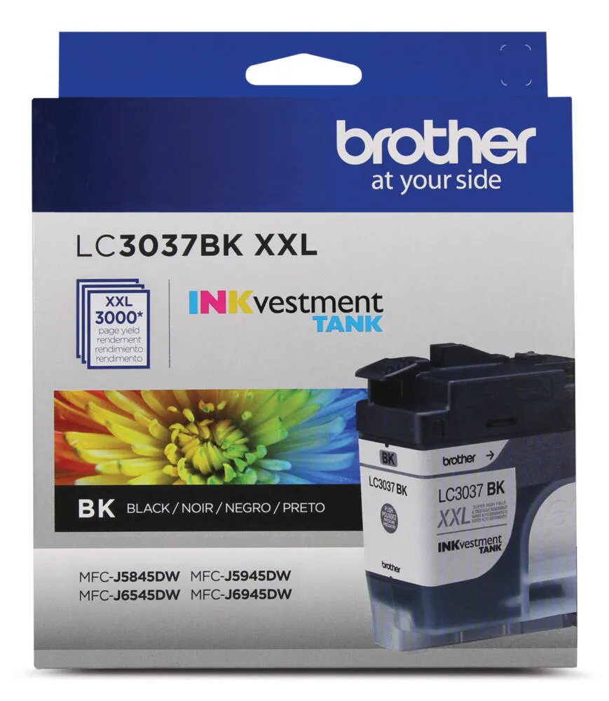 Brother LC3037BKS mürekkep kartuşu 1 adet Orijinal Ekstra (Süper) Yüksek Verimli Siyah Thumbnail 1
