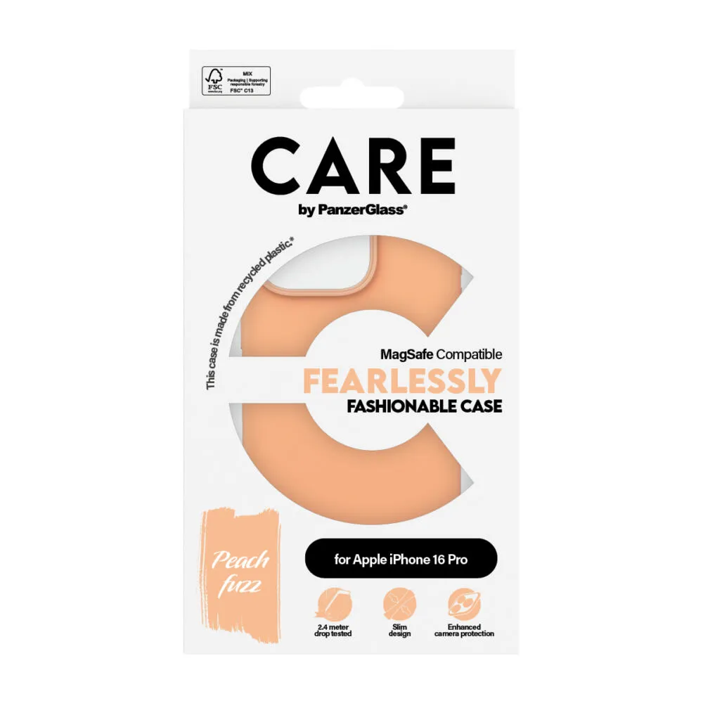 PanzerGlass CARE™ by PanzerGlass® Case Peachy w. MagSafe iPhone 16 Pro 1390 Thumbnail 3