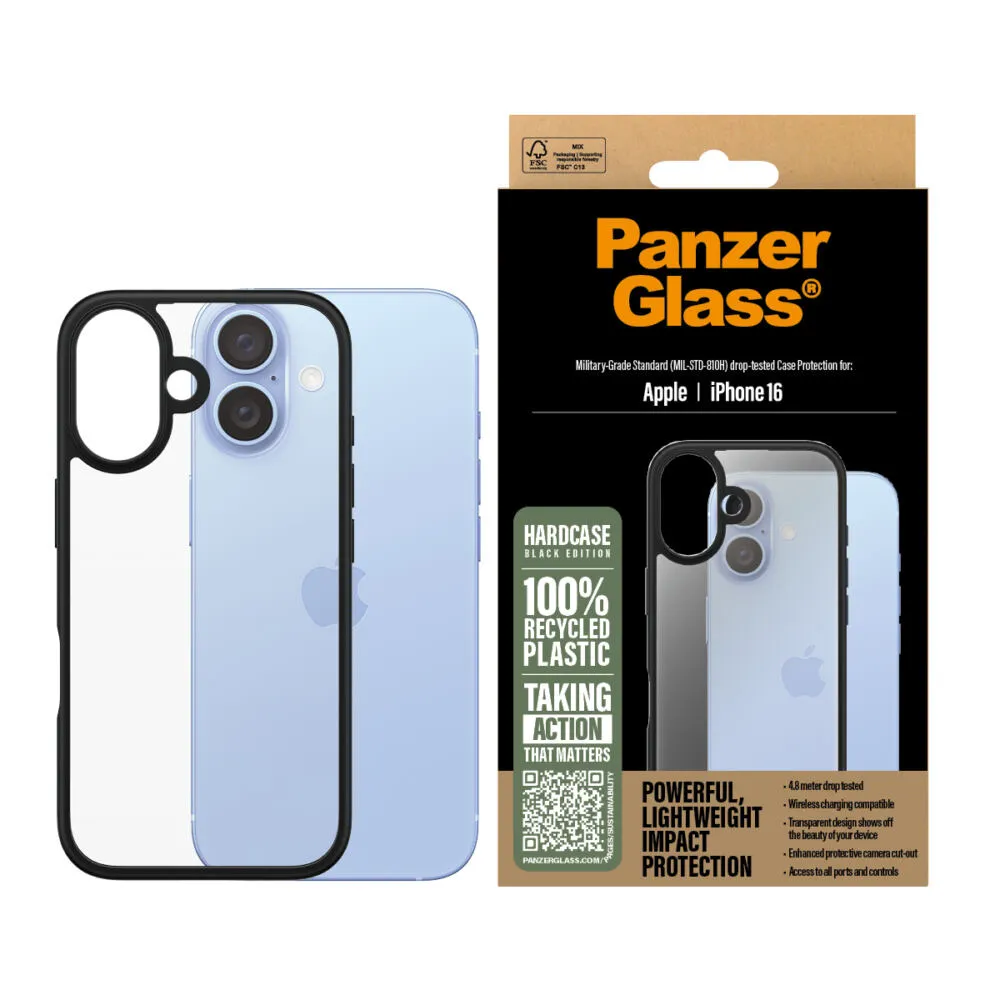 PanzerGlass® HardCase Transparent iPhone 16 1295 Thumbnail 2