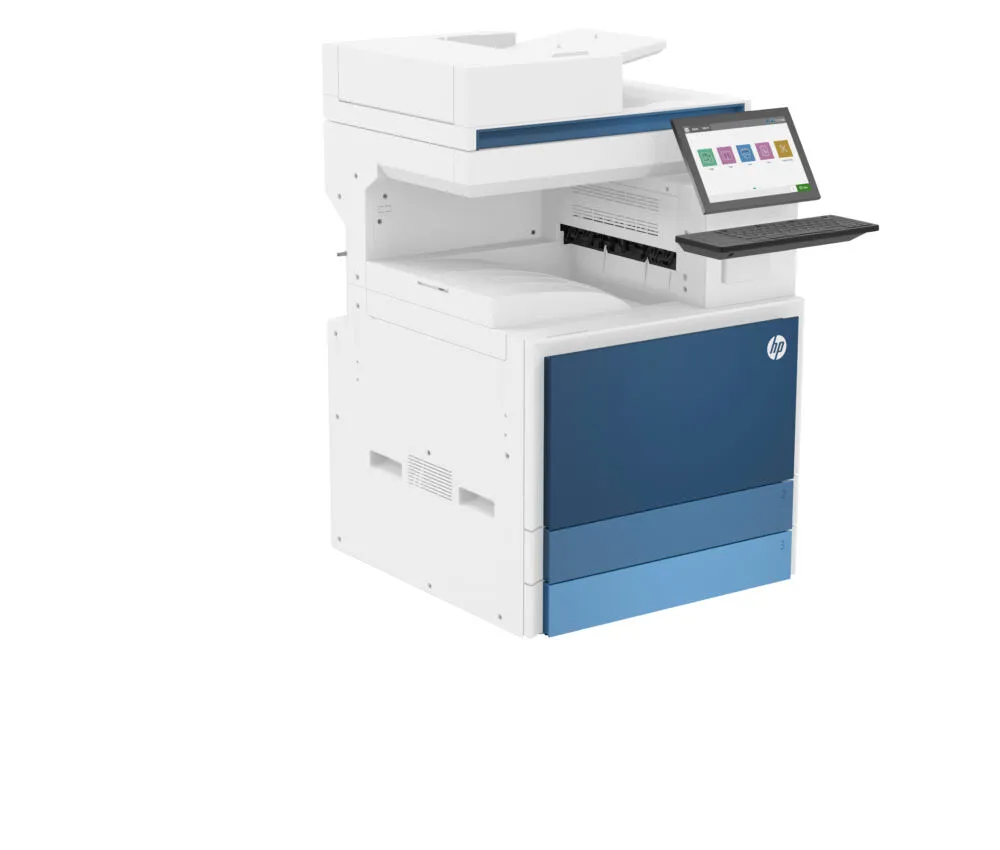 HP LaserJet Flow E786z Multifunction Renkli alnızca Ethernet 5QJ94A Lazer Çok Fonksiyonlu Yazıcı Thumbnail 2