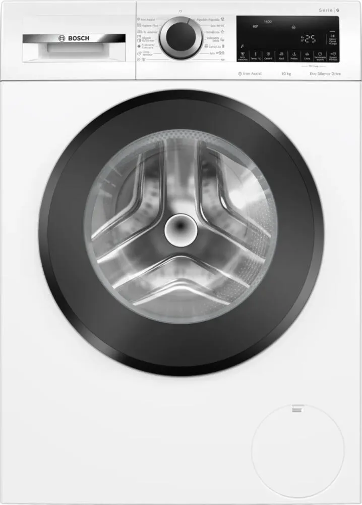 Bosch Serie 6 WGG254Z5ES çamaşır makinesi Önden yüklemeli 10 kg 1351 RPM Beyaz Çamaşır Makineleri