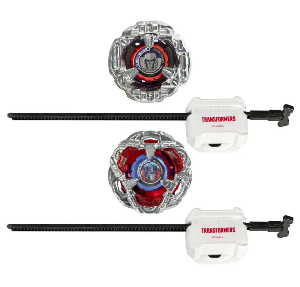 Beyblade X Transformers Collab Optimus Prime 4-60P vs. Megatron 4-80B Aktif ve Beceri Oyuncakları