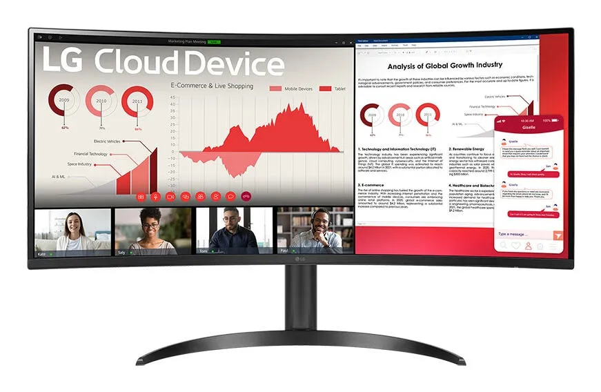 LG 34CR650N-6N.AEK 34 inç N5105 4 GB RAM 16 GB SSD All-in-One Bilgisayar Thumbnail 2