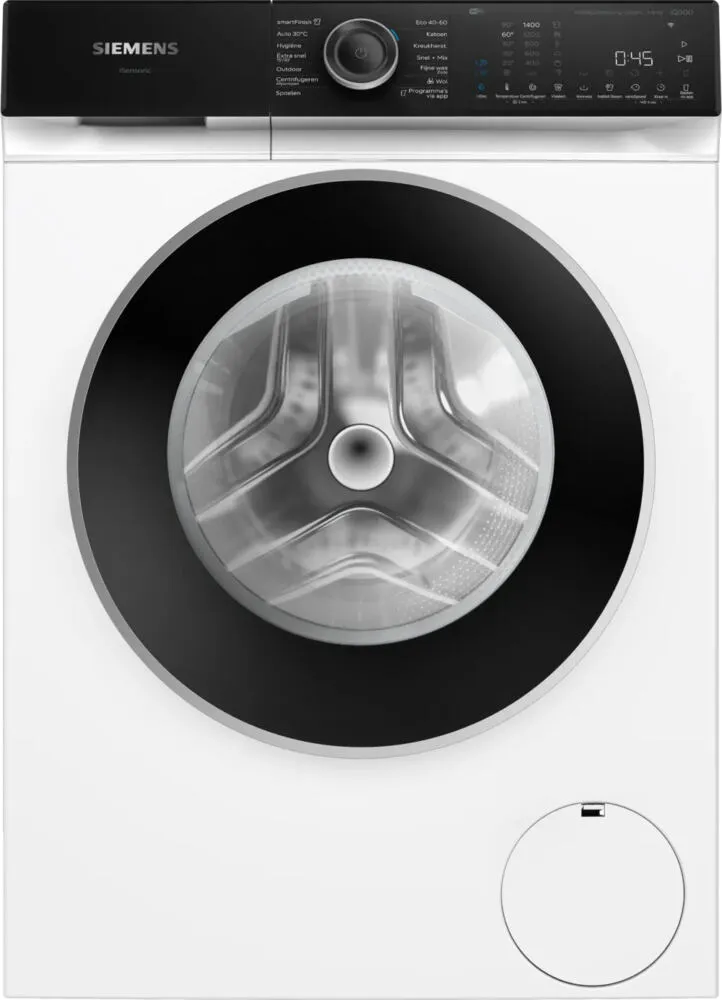 Siemens iQ500 WG44H2A5NL çamaşır makinesi Önden yüklemeli 9 kg 1257 RPM Beyaz Çamaşır Makineleri