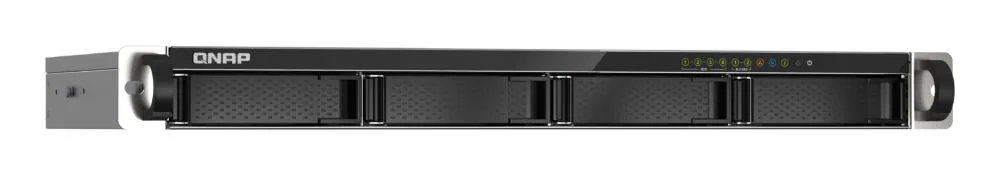 QNAP TS-435XeU NAS Yatay (1U) Marvell CN9131 4 GB DDR4 32 TB HDD QNAP QTS Siyah, Gri Thumbnail 1
