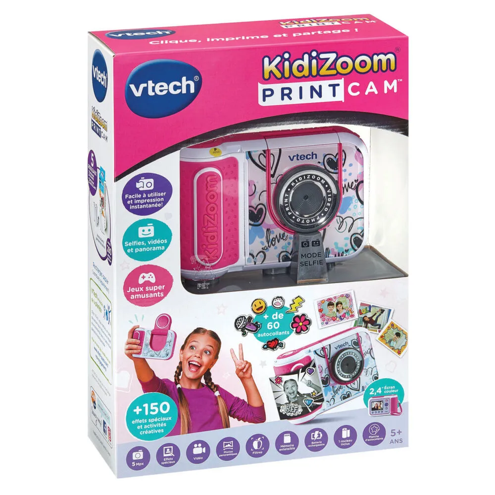VTech KIDIZOOM PRINT CAM (ROSE) 80-549155 Thumbnail 9