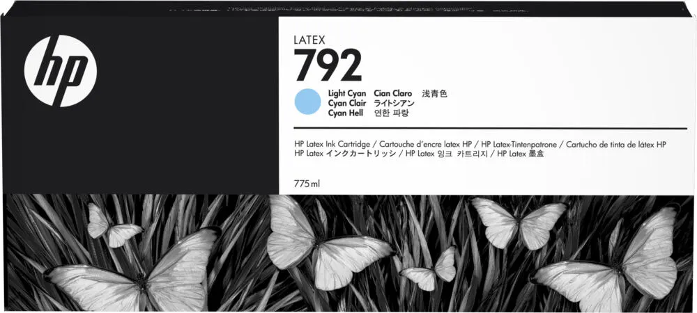 HP 792 775-ml Light Cyan Latex Ink Cartridge CN709A Kartuş Thumbnail 2