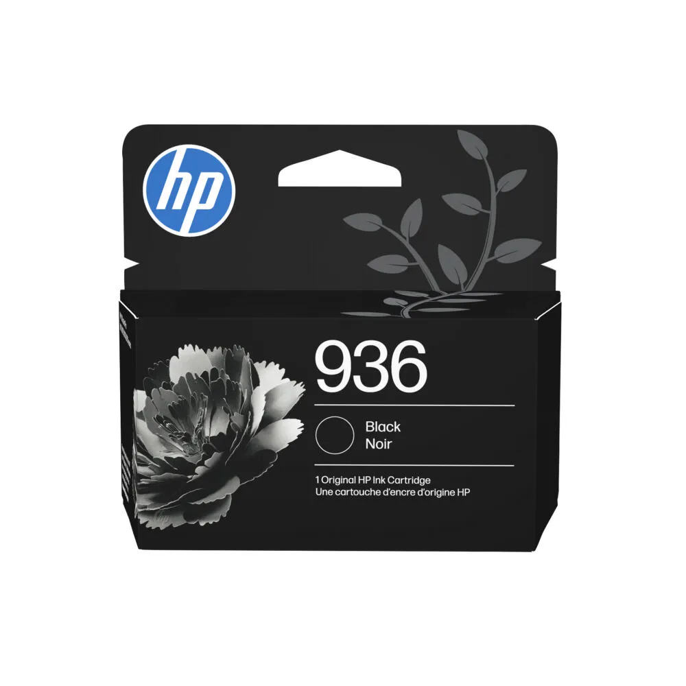 HP 936 Black Original Ink Cartridge mürekkep kartuşu 1 adet Orijinal Standart Verimlilik Siyah