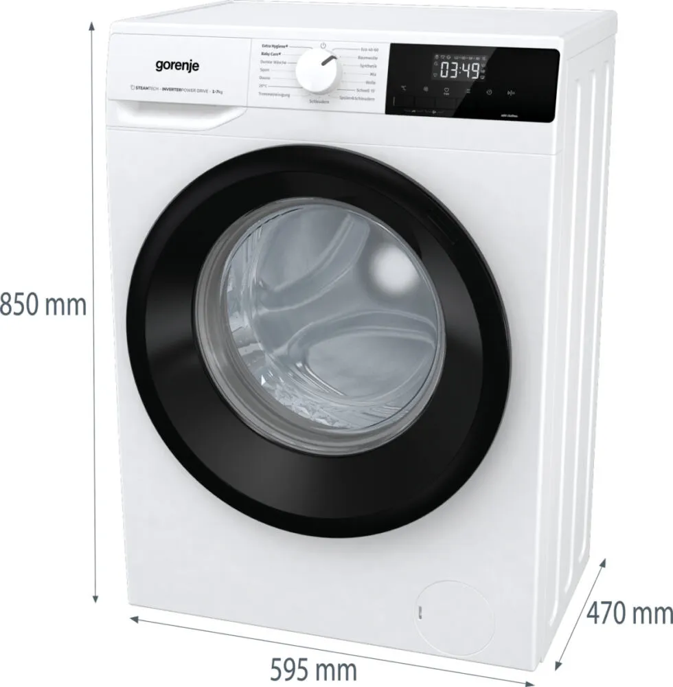 Gorenje W1NHEI74SAPS/DE 20013434 7 kg 1400 Devir Çamaşır Makinesi Thumbnail 11