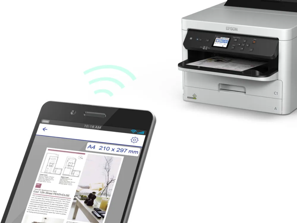 Epson WorkForce Pro WF-C529RDW + Extra Tray C11CG79401BU Thumbnail 10