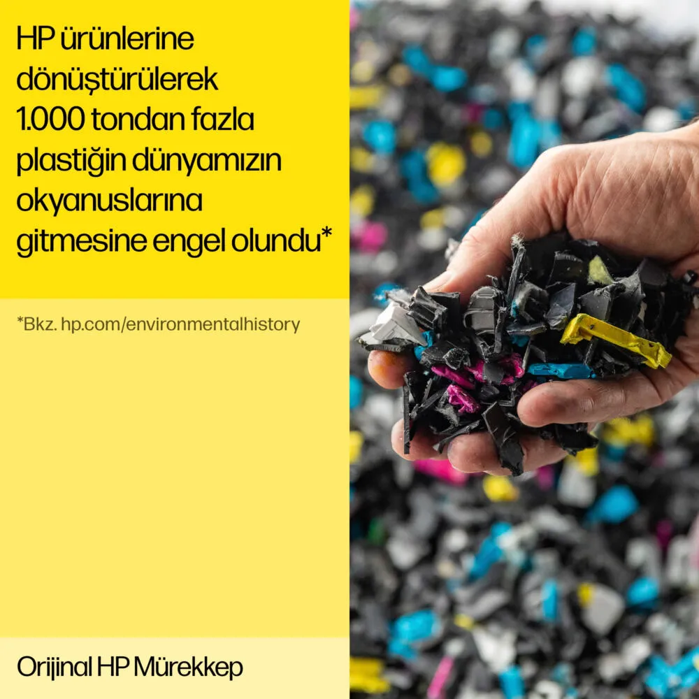 HP 668 Siyah Orijinal Mürekkep Avantajlı Kartuş 7FP37VL Thumbnail 2