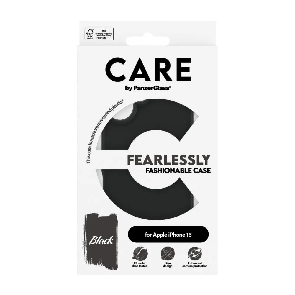 PanzerGlass CARE™ by PanzerGlass® Case Black iPhone 16 1393 Thumbnail 3