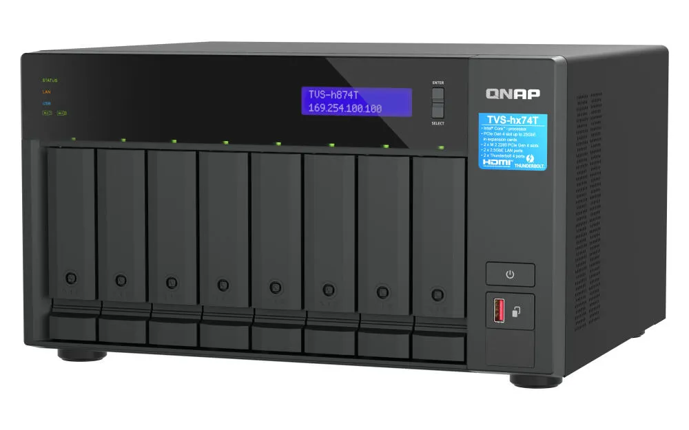 QNAP TVS-h874T-I9-64G/64TB-IW Thumbnail 6