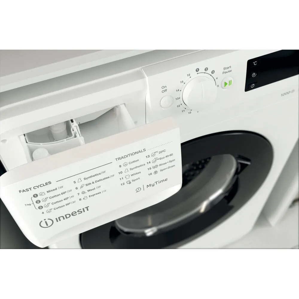 Indesit MTWE 71252 WK EE 7 kg 1151 Devir Çamaşır Makinesi Thumbnail 14