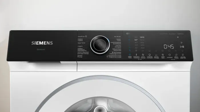 Siemens iQ500 WG44H209FG çamaşır makinesi Önden yüklemeli 9 kg 1257 RPM Beyaz Thumbnail 1