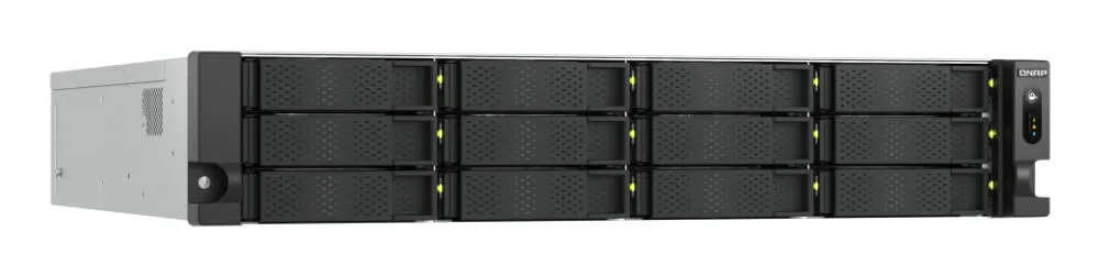 QNAP TS-h1277AXU-RP-R7-32G NAS Yatay (2U) AMD Ryzen™ 7 32 GB DDR5 240 TB QNAP QTS Alüminyum, Siyah Thumbnail 1