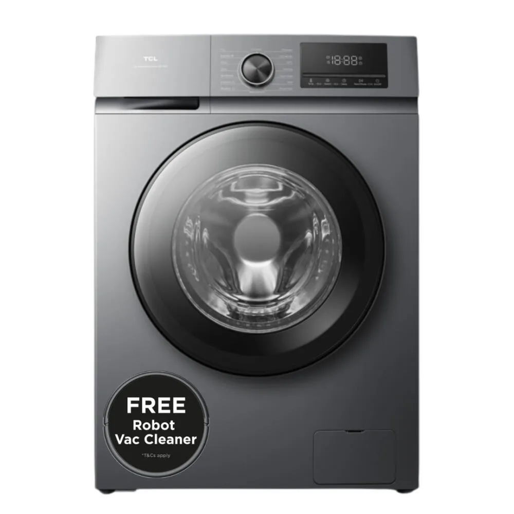 TCL FP0834SA0UK çamaşır makinesi Önden yüklemeli 8 kg 1400 RPM Antrasit Çamaşır Makineleri