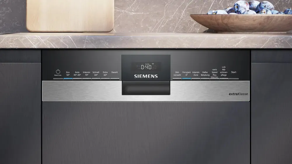 Siemens iQ300 SR53ES02LD bulaşık makinesi Yarı ankastre 10 kişilik Thumbnail 2