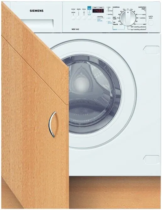 Siemens WDI1442EE çamaşır kurutma makinesi Ankastre Önden yüklemeli Beyaz Kurutmalı Çamaşır Makinesi