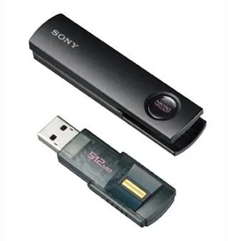Sony USM512FP USB flash sürücü 0,512 GB A tipi USB USB Bellek