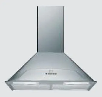 Indesit H 562 IX ocak bacası Duvara monteli Paslanmaz çelik 600 m³/Saat Davlumbaz ve Aspiratö