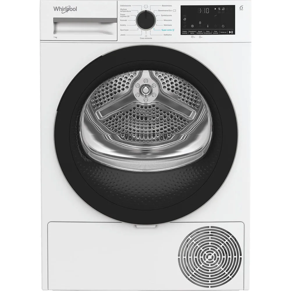 Whirlpool C WSD 74M WBS PL kurutucu Solo Önden yüklemeli 7 kg Beyaz Thumbnail 1