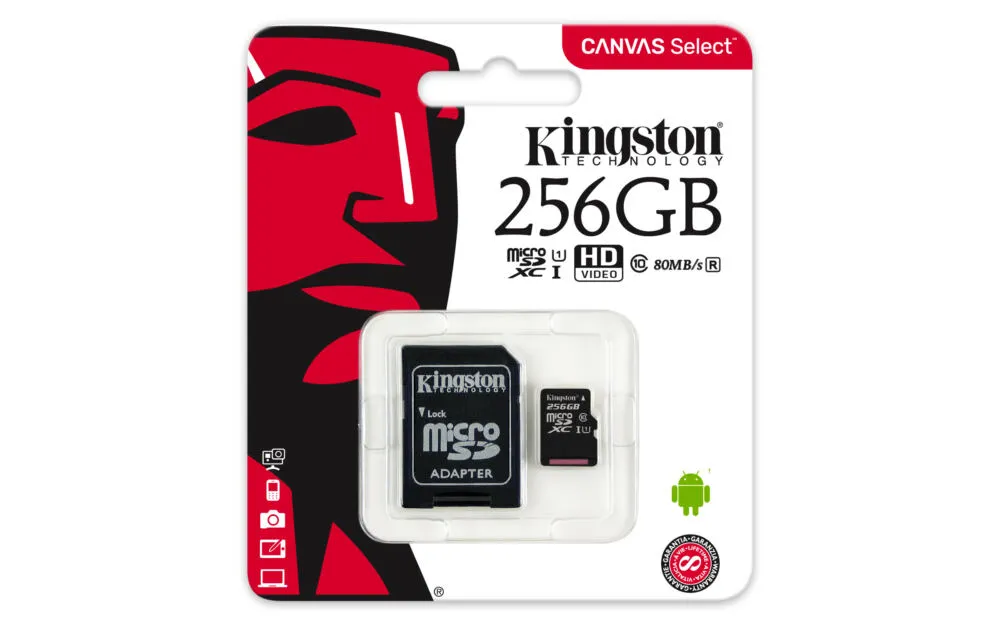 Kingston Technology Canvas Select 256 GB SDCS/256GB Thumbnail 7