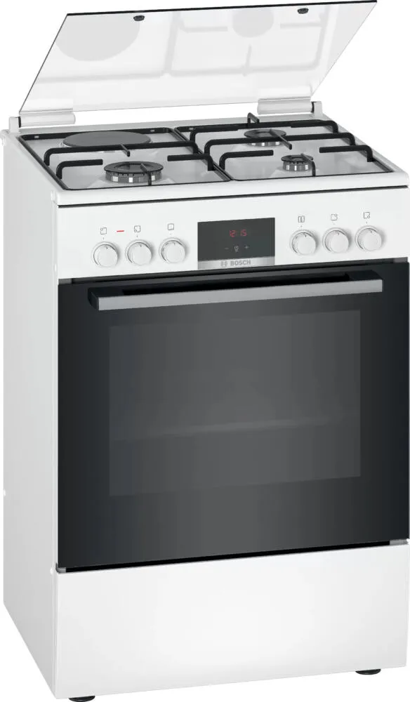 Bosch Serie 4 HXR39AG20 Ocaklı fırın Bağımsız ocak Elektrik Kombi Beyaz