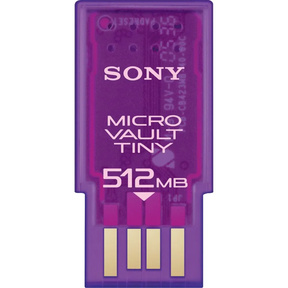 Sony Micro Vault, TINY, 512MB USB flash sürücü 0,512 GB A tipi USB USB Bellek