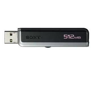 Sony Micro Vault Midi 512MB USB flash sürücü 0,512 GB A tipi USB USB Bellek