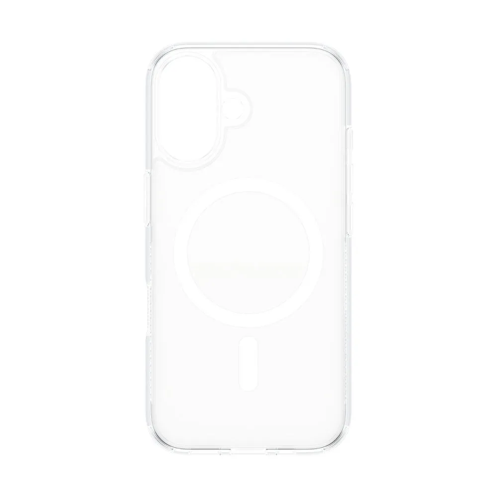 PanzerGlass® HardCase Transparent w. White MagSafe iPhone 16 1291 Thumbnail 6