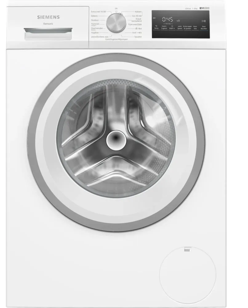 Siemens iQ300 WM14N277NL çamaşır makinesi Önden yüklemeli 8 kg 1400 RPM Beyaz Çamaşır Makineleri
