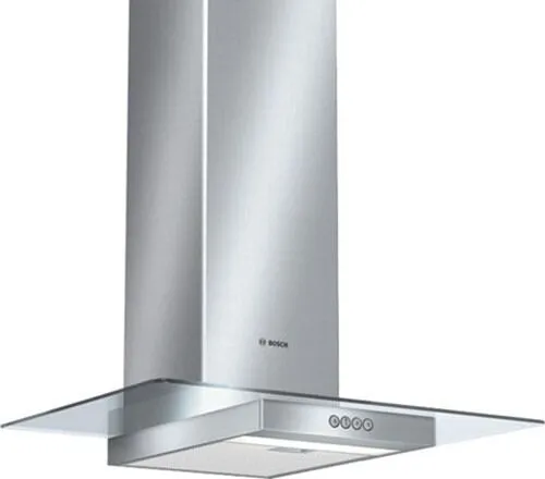 Bosch DWA072450B ocak bacası Duvara monteli Gümüş 410 m³/Saat Davlumbaz ve Aspiratö