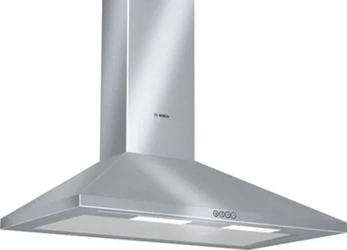 Bosch DWW092450B ocak bacası Duvara monteli Paslanmaz çelik 400 m³/Saat Davlumbaz ve Aspiratö
