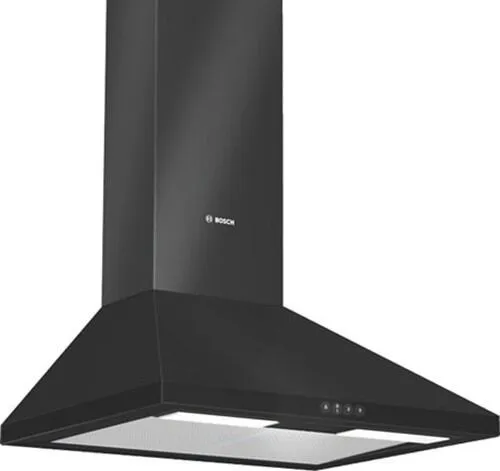 Bosch DWW062460B ocak bacası Duvara monteli Siyah 400 m³/Saat Davlumbaz ve Aspiratö