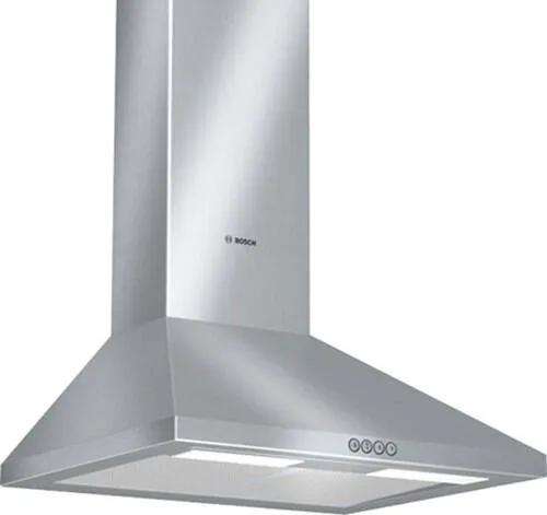 Bosch DWW062450B ocak bacası Duvara monteli Gümüş 400 m³/Saat Davlumbaz ve Aspiratö