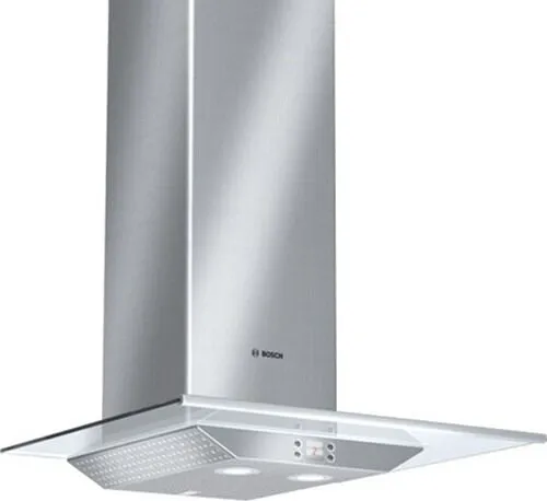 Bosch DWA065550B ocak bacası Duvara monteli Gümüş 550 m³/Saat Davlumbaz ve Aspiratö