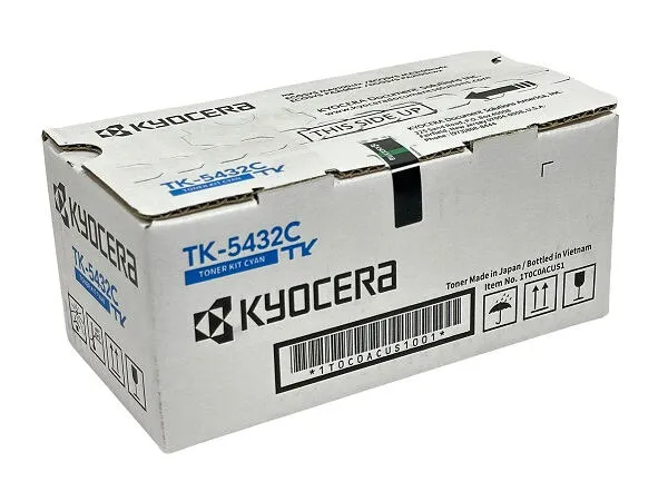 KYOCERA TK-5432C-ROW toner kartuşu 1 adet Orijinal Cam Göbeği
