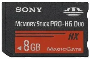Sony MSHX8A hafıza kartı 8 GB MS Pro-HG Duo