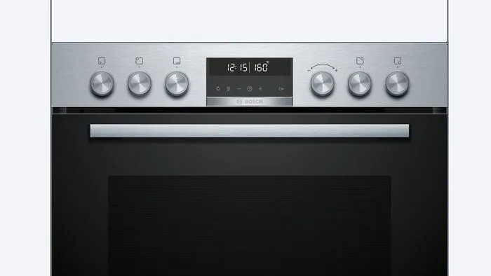 Bosch Serie 6 HEG578BS4 fırın 71 l Siyah, Paslanmaz çelik Thumbnail 1