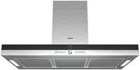 Siemens LF259BL90 ocak bacası Duvara monteli Siyah, Gümüş 900 m³/Saat Davlumbaz ve Aspiratö