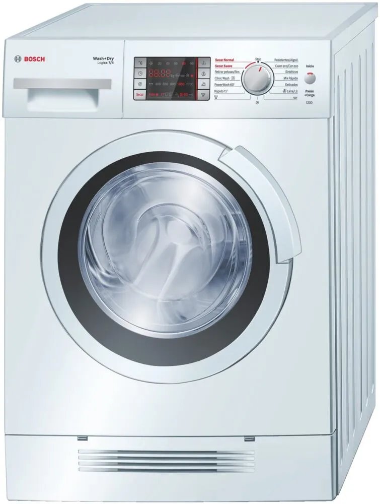 Bosch Logixx 7 WVH24460EE çamaşır kurutma makinesi Solo Önden yüklemeli Beyaz Kurutmalı Çamaşır Makinesi